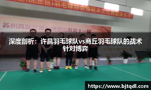 深度剖析：许昌羽毛球队vs商丘羽毛球队的战术针对博弈